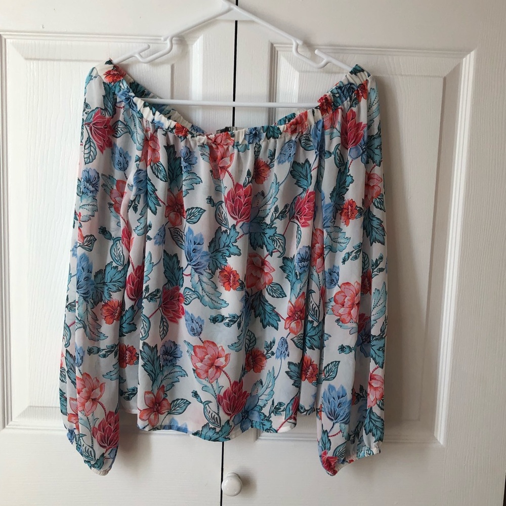 Off the shoulder blouse